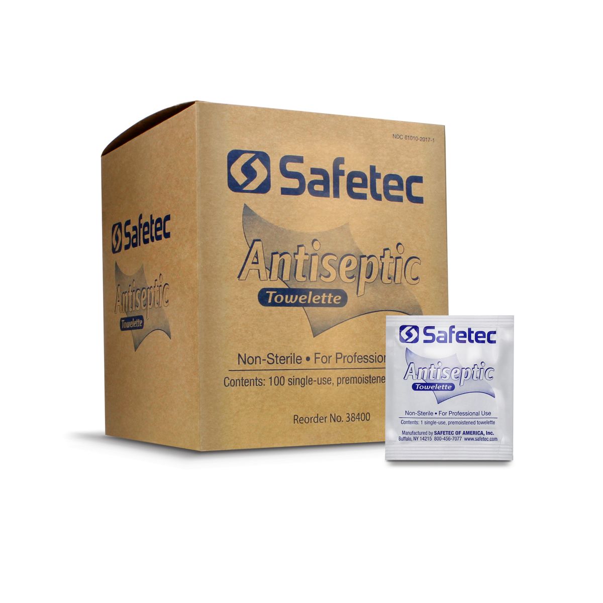 38400 Safetec®消毒湿巾