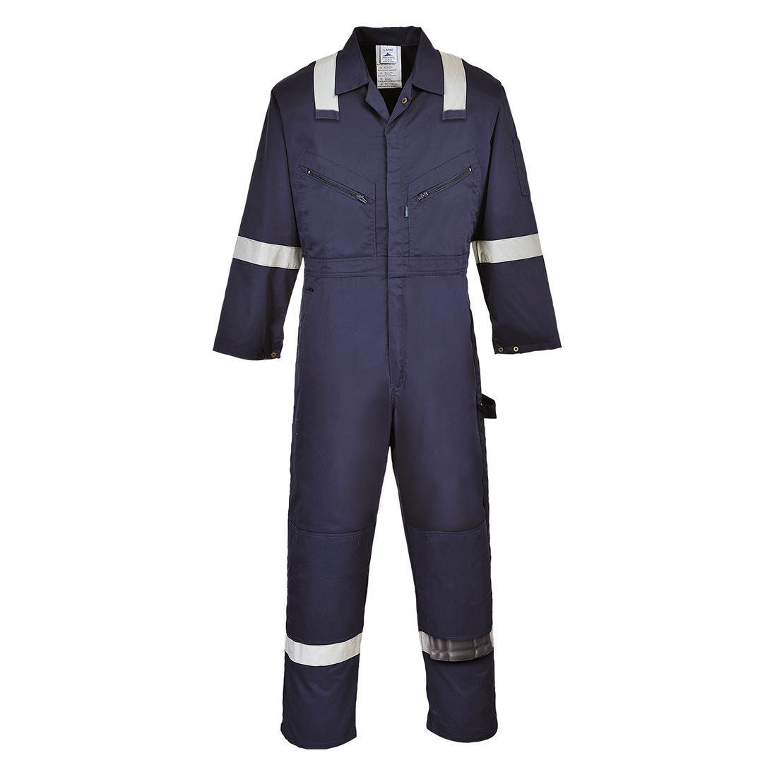 F813 Portwest® Wholesale Iona Polycotton Coveralls - Navy Blue