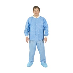 Halyard® 3-Layer Medium Weight SMS Disposable Lab Jackets