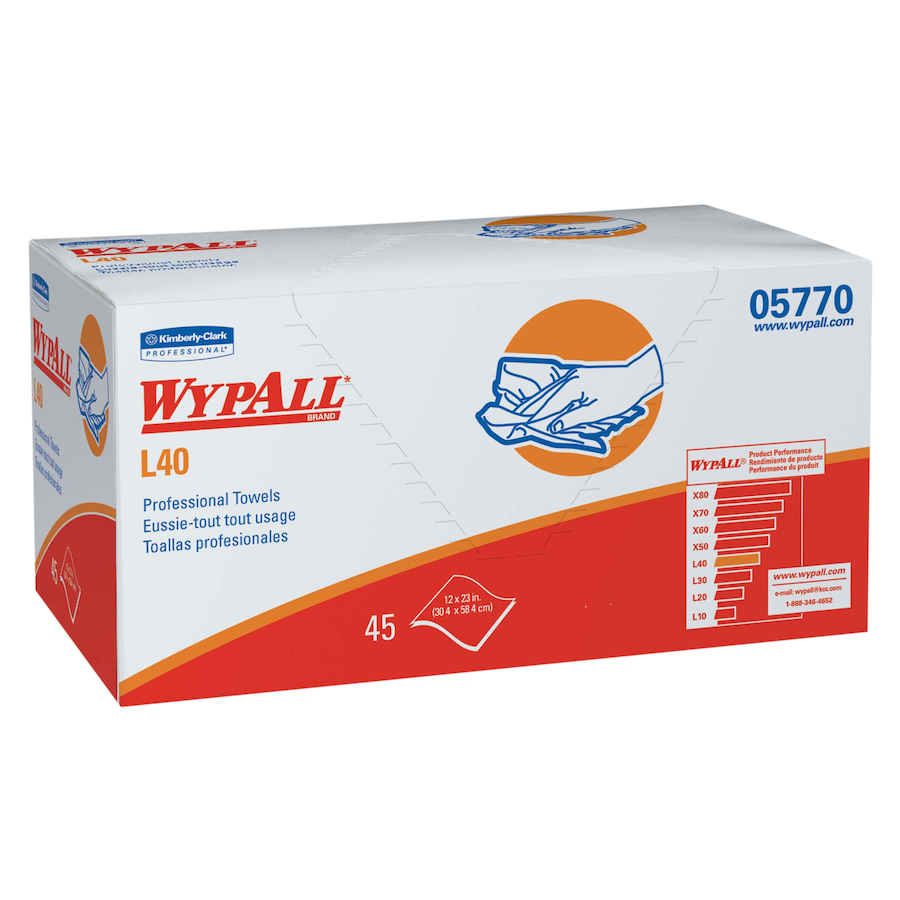 金伯利克拉克®专业Wypall®05770 L40一次性专业毛巾