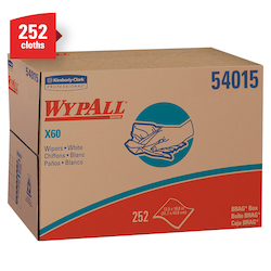 金伯利克拉克®专业54015 Wypall®X60一次性雨刷，吹牛盒