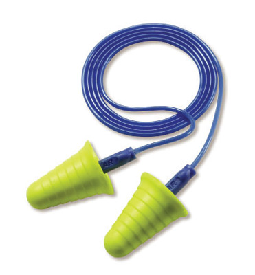 318-1009 3M™ Multiple Use E-A-R™ Push-Ins™ w/ Grip Rings Disposable Corded Earplugs w/ E-A-Rform™