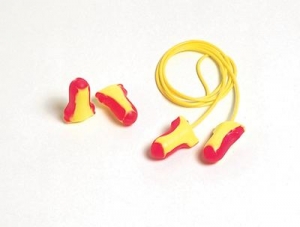 LL-30 Honeywell Howard Leight® Laser-Lite® Contoured T-Shape Polyurethane Foam Corded Earplugs