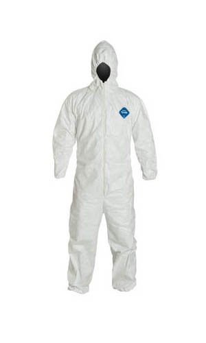 TYT127SWH Dupont™ Tyvek® 400 Limited-Use Coveralls w/ Hood and Elastic