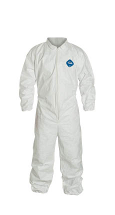 TY125SHW Dupont™ Tyvek® 400 Limited-Use Coveralls w/ Elastic